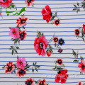 30 ثانية مطبوعة المنسوجة نمط الأزهار رايون النسيج لفستان